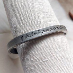 Votes for Women E C Stanton Pewter Bracelet
